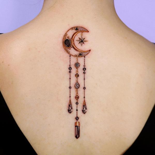 Moon and Stars Tattoos for Sky Lovers