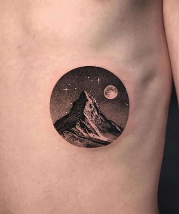Moon and Stars Tattoos for Sky Lovers