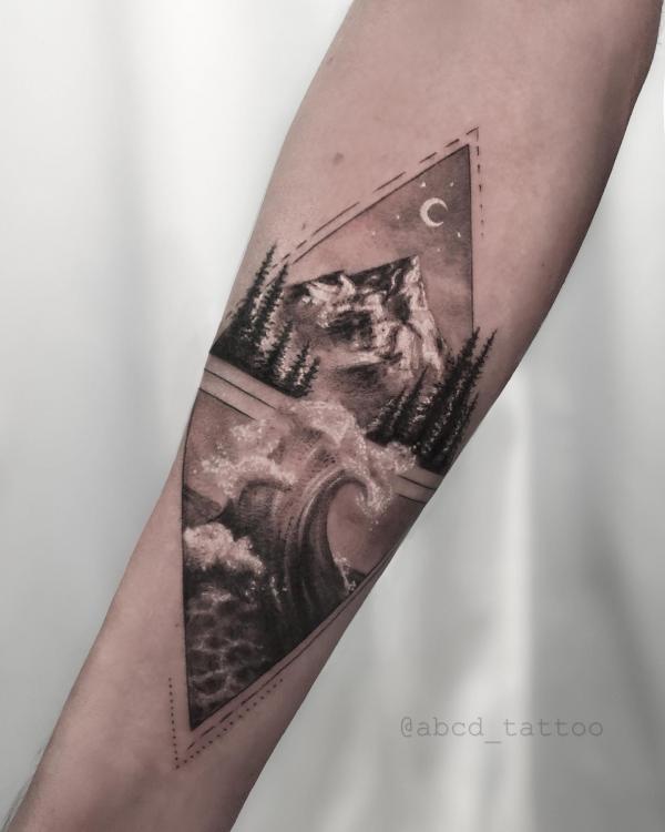 Moon and Stars Tattoos for Sky Lovers