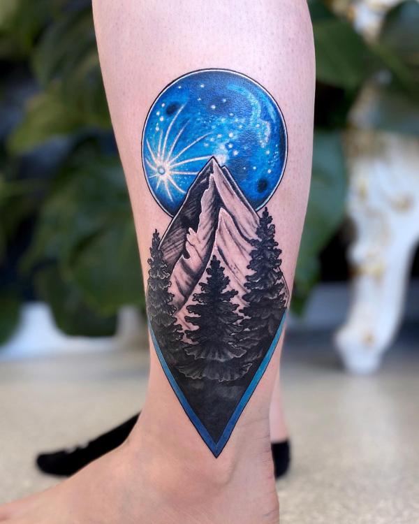 Moon and Stars Tattoos for Sky Lovers