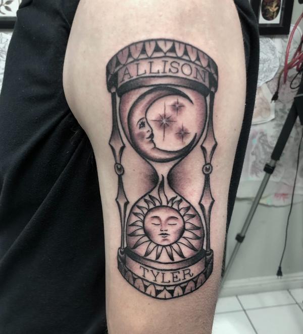 Moon and Stars Tattoos for Sky Lovers