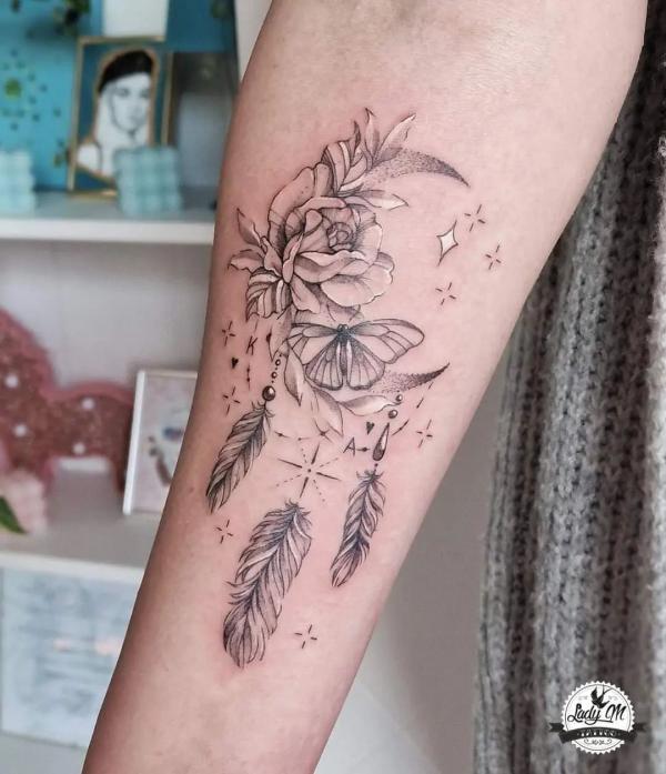 Moon and Stars Tattoos for Sky Lovers