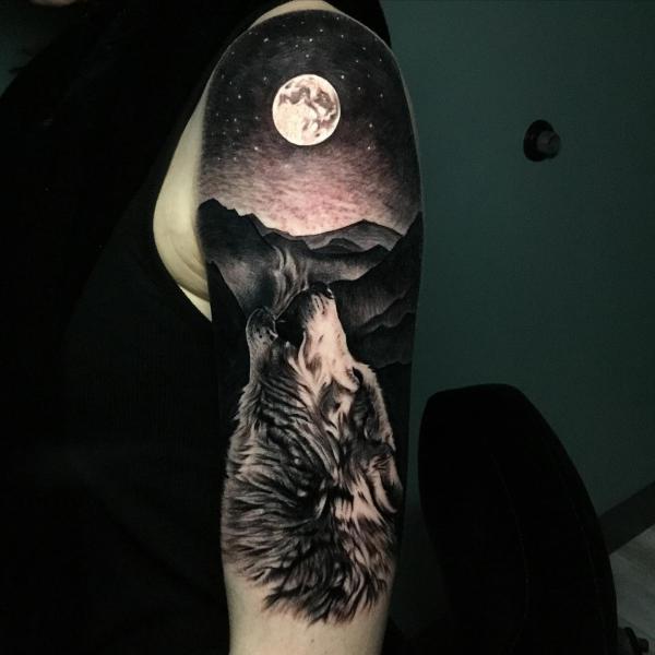 Moon and Stars Tattoos for Sky Lovers