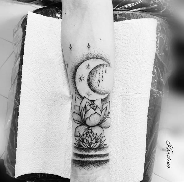 Moon and Stars Tattoos for Sky Lovers