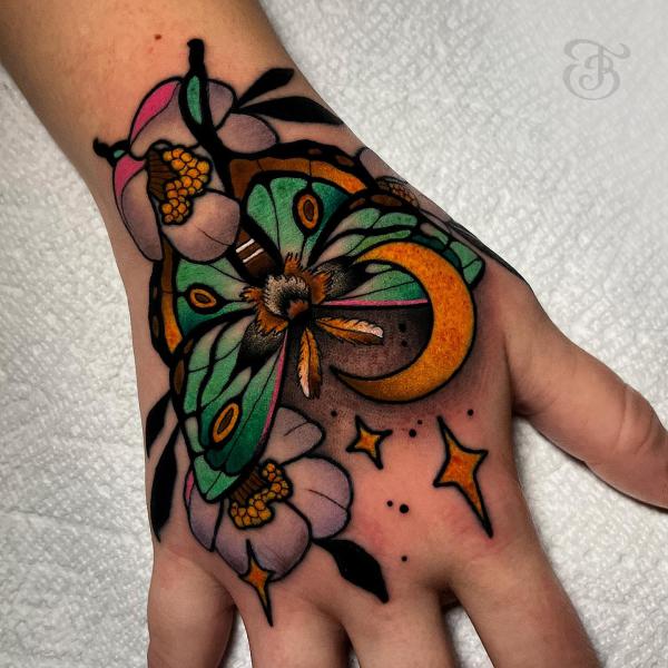Moon and Stars Tattoos for Sky Lovers