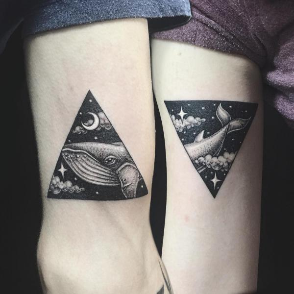 Moon and Stars Tattoos for Sky Lovers