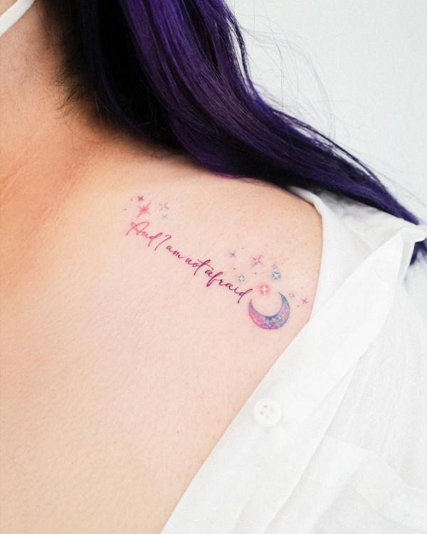 Moon and Stars Tattoos for Sky Lovers