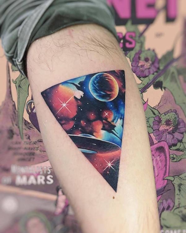 Moon and Stars Tattoos for Sky Lovers