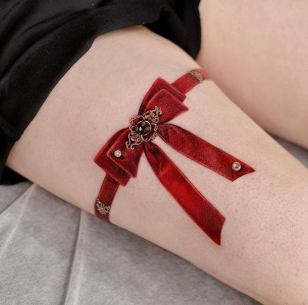 Garter Tattoos: The Perfect Blend of Sultry and Sweet