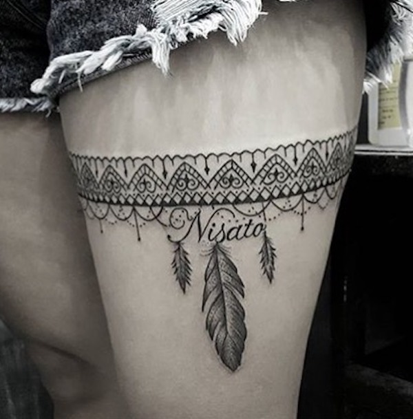 Garter Tattoos: The Perfect Blend of Sultry and Sweet