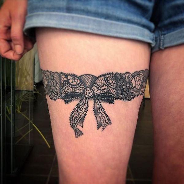 Garter Tattoos: The Perfect Blend of Sultry and Sweet