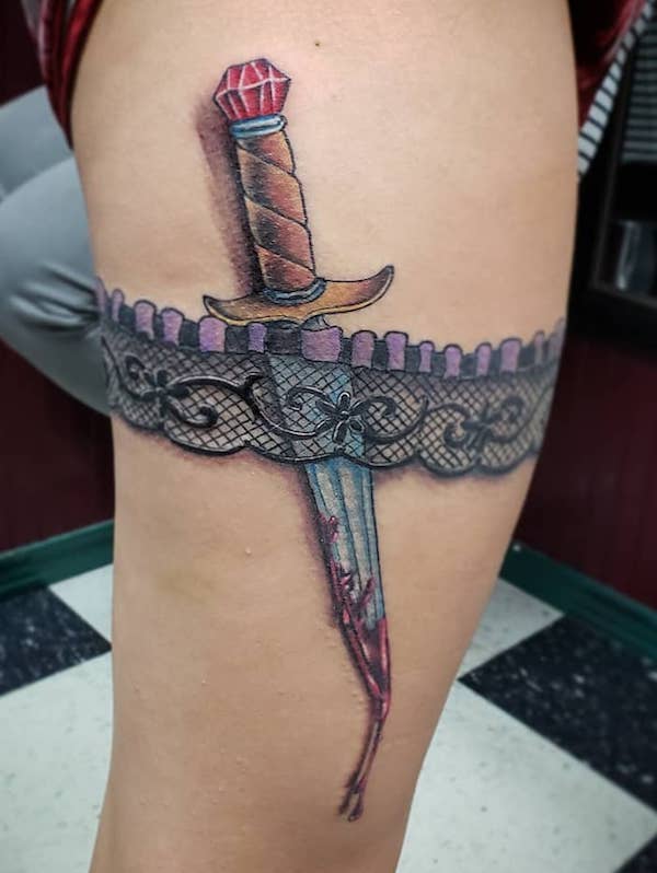 Garter Tattoos: The Perfect Blend of Sultry and Sweet