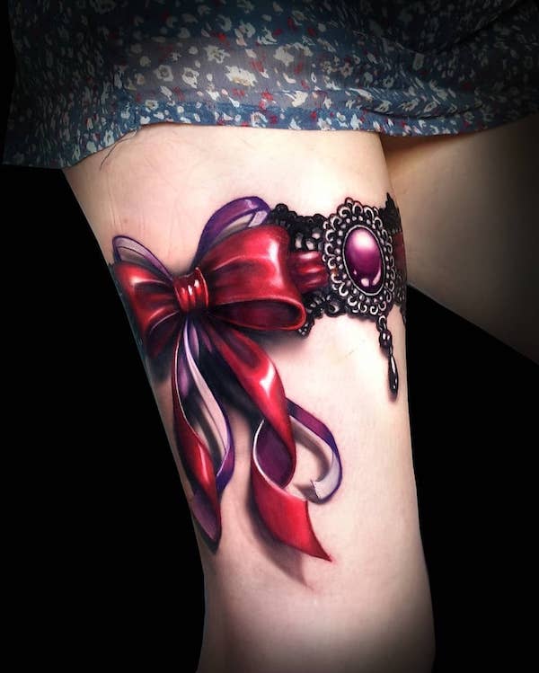 Garter Tattoos: The Perfect Blend of Sultry and Sweet
