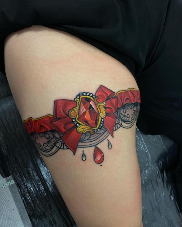 Garter Tattoos: The Perfect Blend of Sultry and Sweet