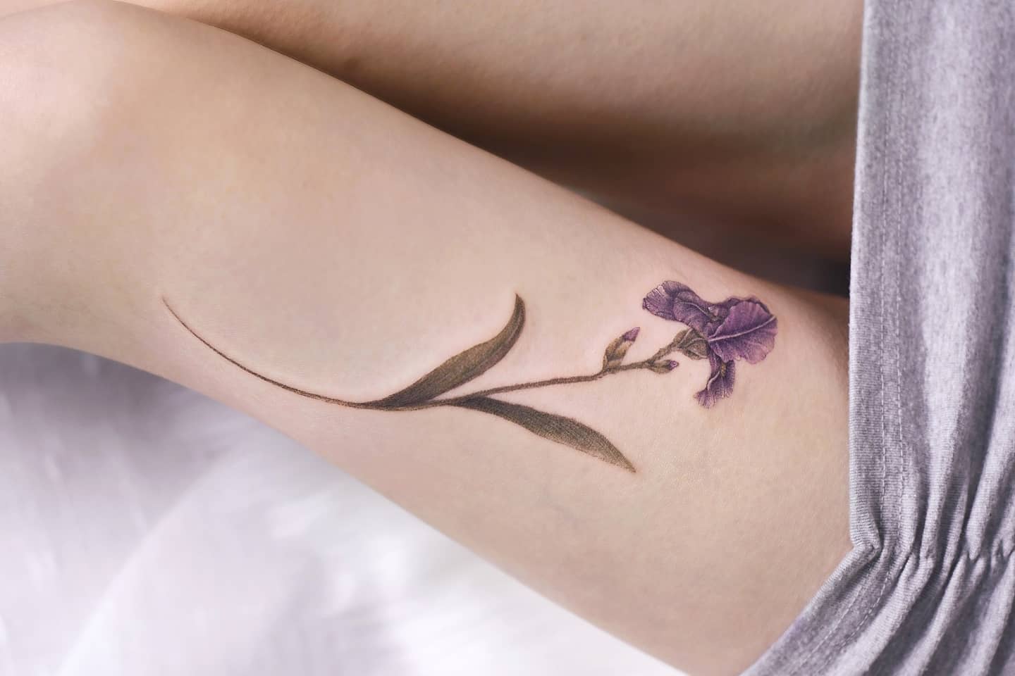 Iris Tattoos: A Blooming Expression of Artistic Beauty