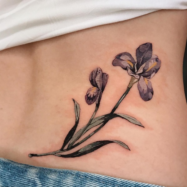 Iris Tattoos: A Blooming Expression of Artistic Beauty