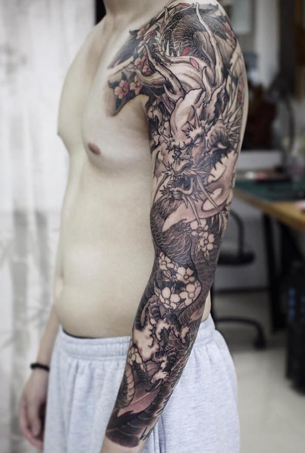 100 Dragon Tattoo Designs: A Comprehensive Guide