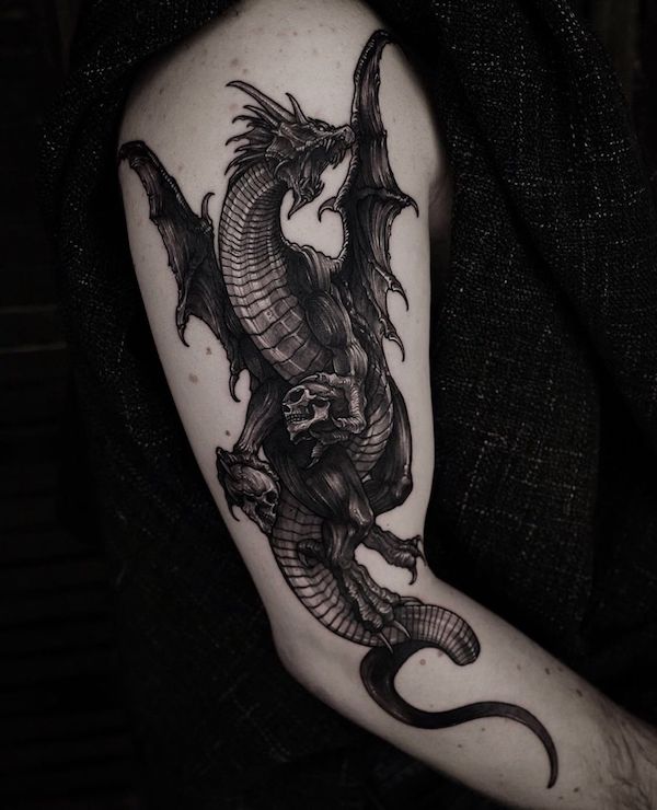 100 Dragon Tattoo Designs: A Comprehensive Guide