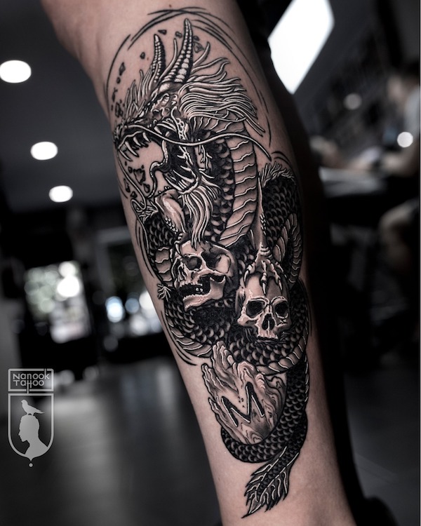 100 Dragon Tattoo Designs: A Comprehensive Guide