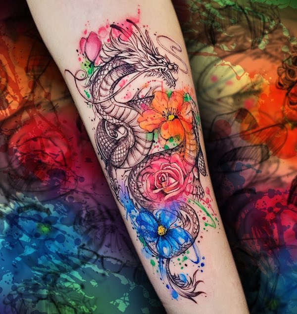 100 Dragon Tattoo Designs: A Comprehensive Guide