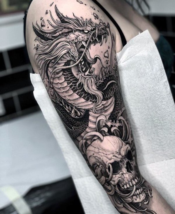 100 Dragon Tattoo Designs: A Comprehensive Guide