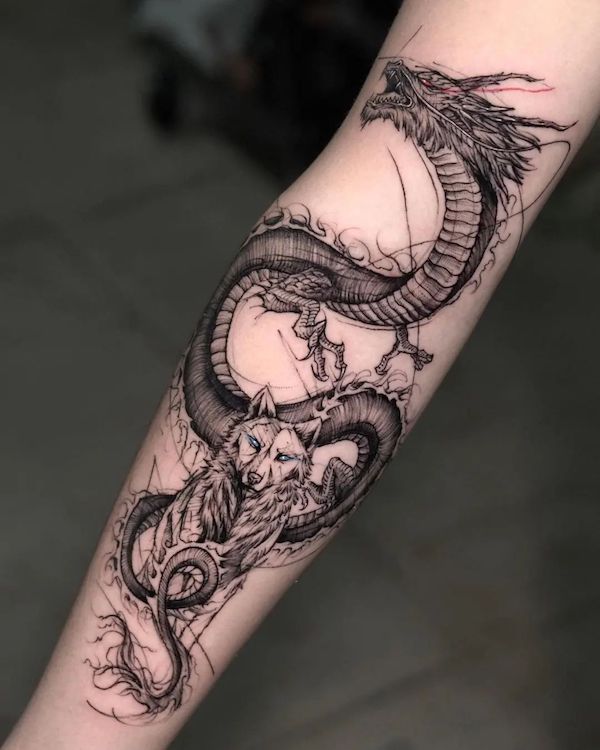 100 Dragon Tattoo Designs: A Comprehensive Guide