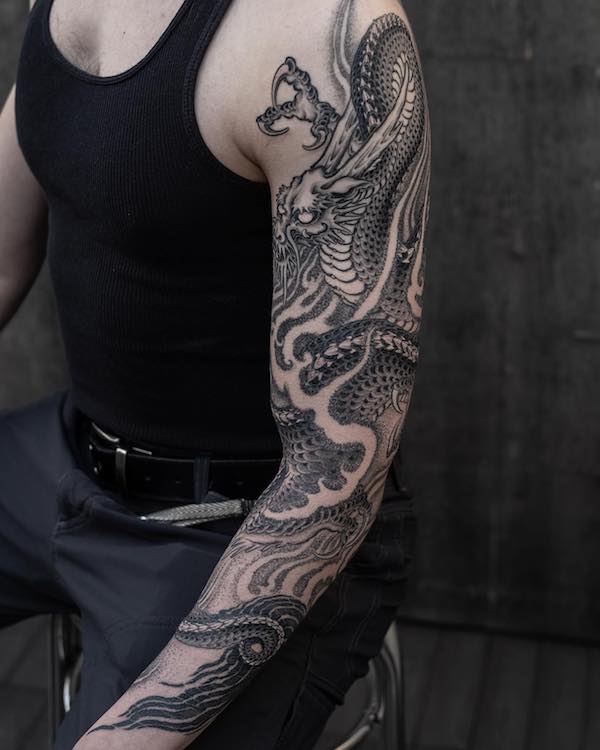 100 Dragon Tattoo Designs: A Comprehensive Guide