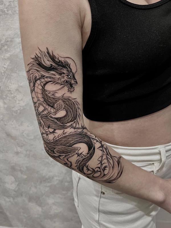 100 Dragon Tattoo Designs: A Comprehensive Guide