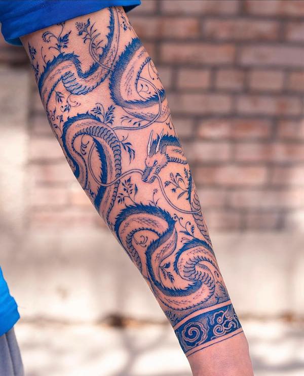 100 Dragon Tattoo Designs: A Comprehensive Guide