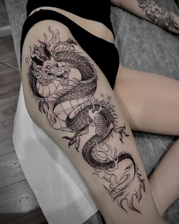 100 Dragon Tattoo Designs: A Comprehensive Guide