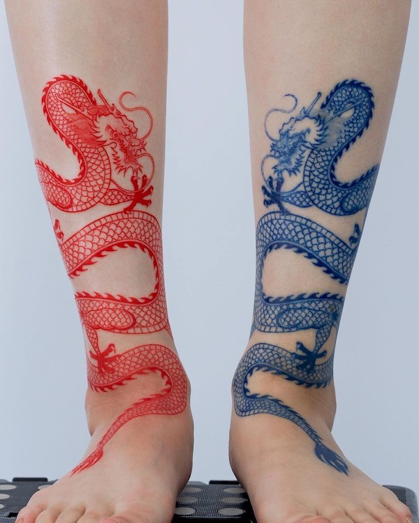 100 Dragon Tattoo Designs: A Comprehensive Guide