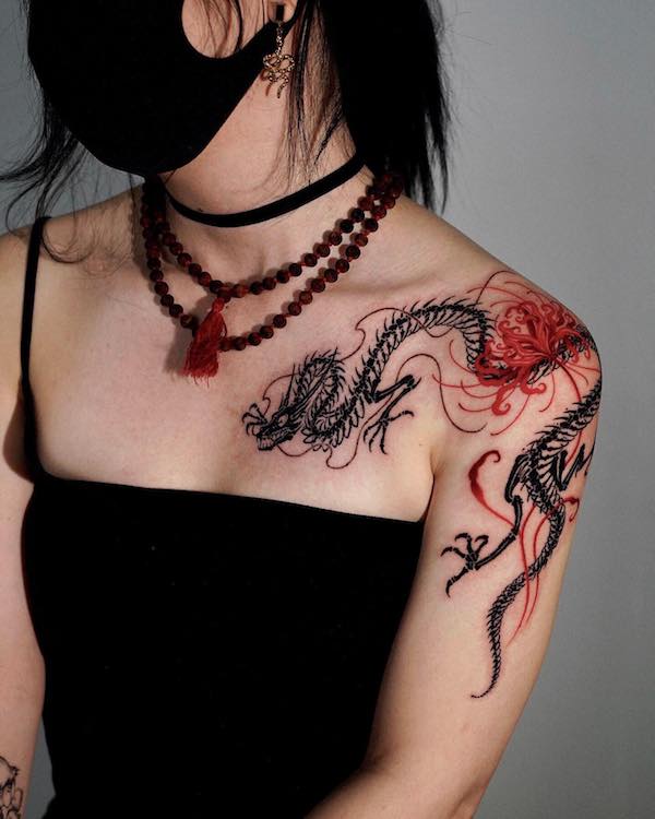 100 Dragon Tattoo Designs: A Comprehensive Guide