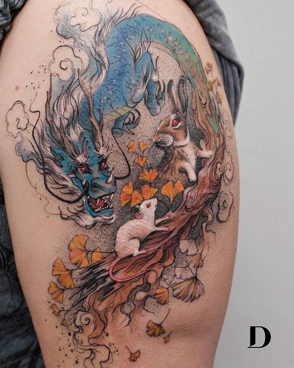 100 Dragon Tattoo Designs: A Comprehensive Guide
