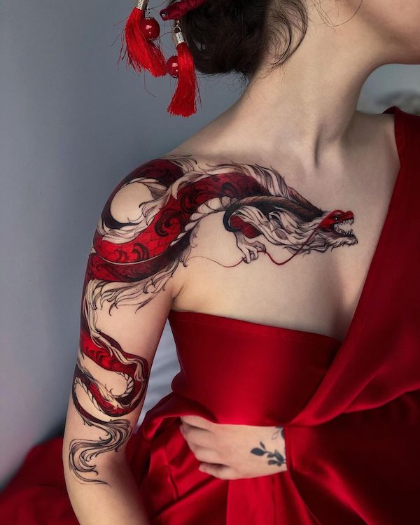 100 Dragon Tattoo Designs: A Comprehensive Guide