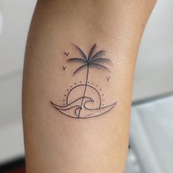 Palm Tree Tattoos: Symbolism and Style of a Tropical Icon
