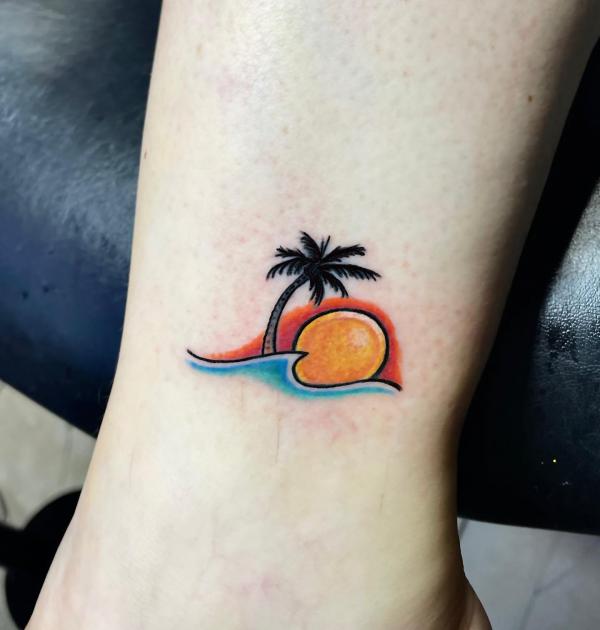 Palm Tree Tattoos: Symbolism and Style of a Tropical Icon
