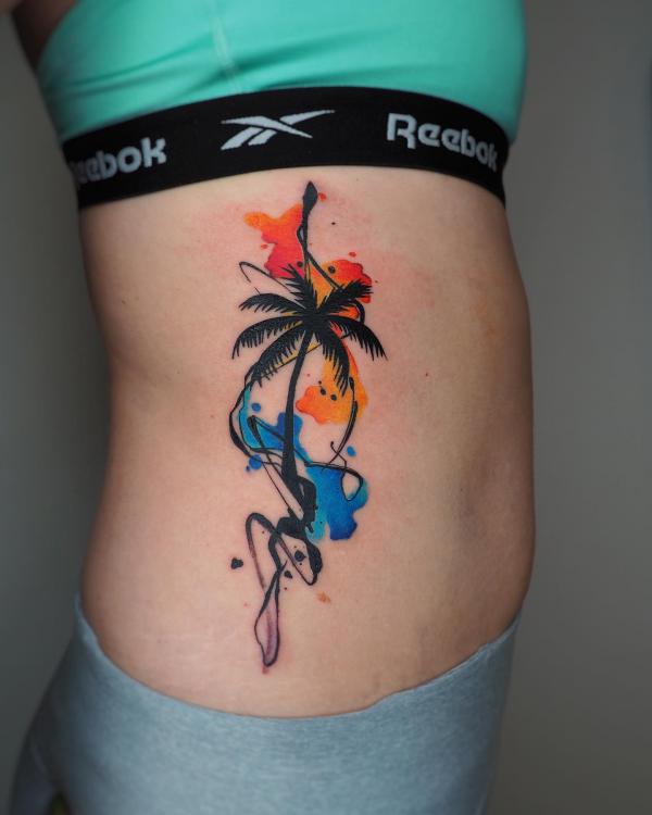 Palm Tree Tattoos: Symbolism and Style of a Tropical Icon
