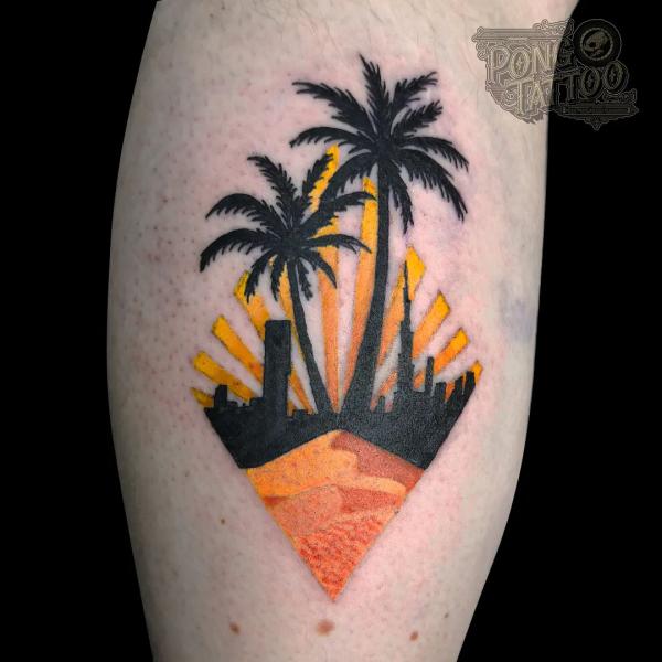 Palm Tree Tattoos: Symbolism and Style of a Tropical Icon