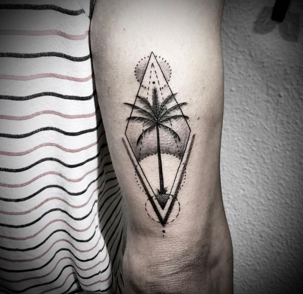 Palm Tree Tattoos: Symbolism and Style of a Tropical Icon