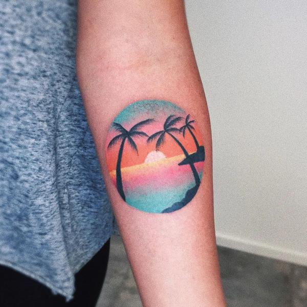 Palm Tree Tattoos: Symbolism and Style of a Tropical Icon