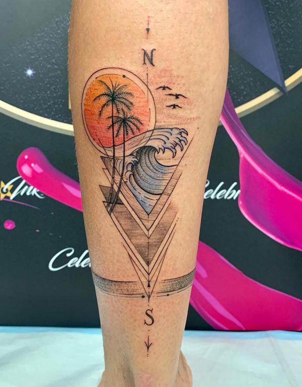 Palm Tree Tattoos: Symbolism and Style of a Tropical Icon