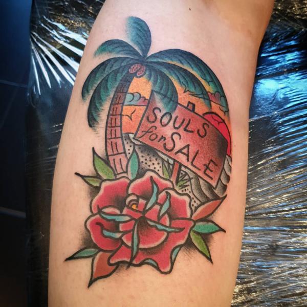 Palm Tree Tattoos: Symbolism and Style of a Tropical Icon
