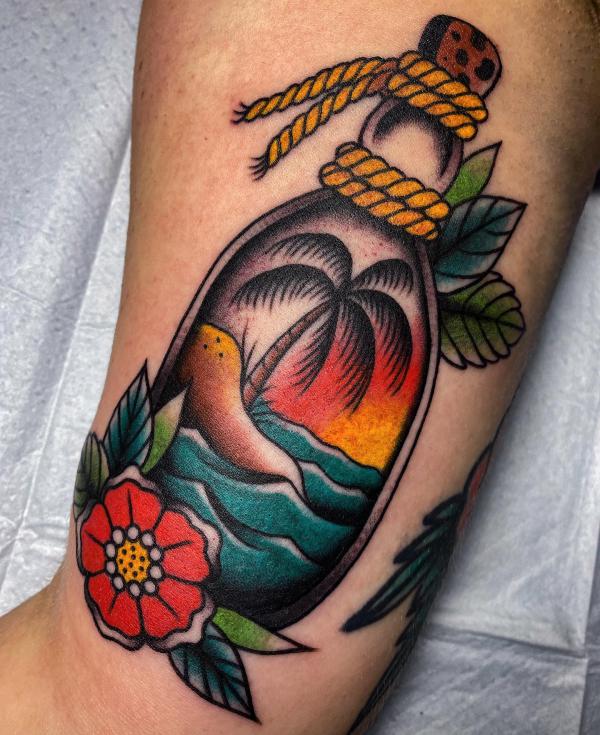 Palm Tree Tattoos: Symbolism and Style of a Tropical Icon