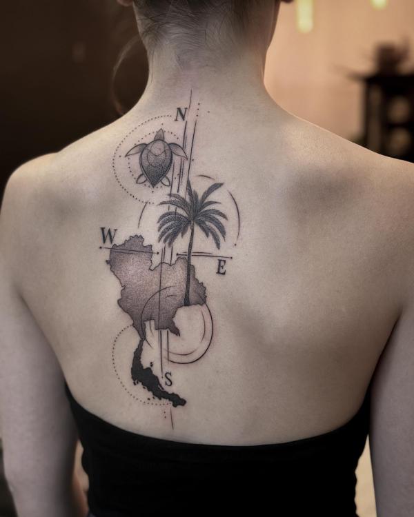 Palm Tree Tattoos: Symbolism and Style of a Tropical Icon