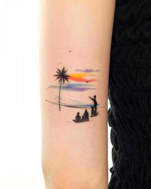Palm Tree Tattoos: Symbolism and Style of a Tropical Icon