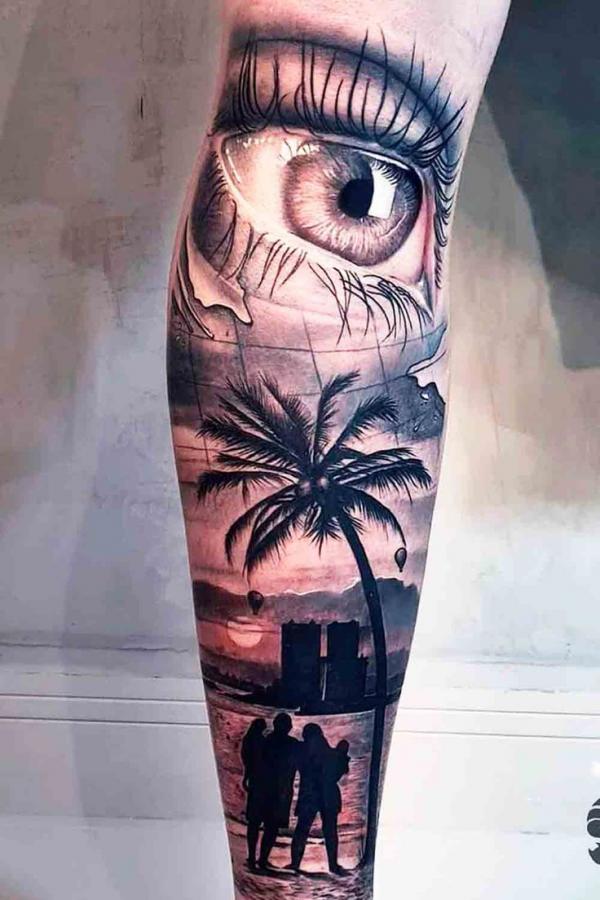 Palm Tree Tattoos: Symbolism and Style of a Tropical Icon