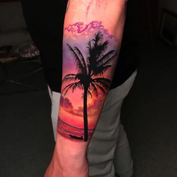 Palm Tree Tattoos: Symbolism and Style of a Tropical Icon