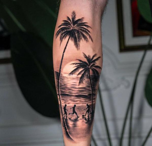 Palm Tree Tattoos: Symbolism and Style of a Tropical Icon