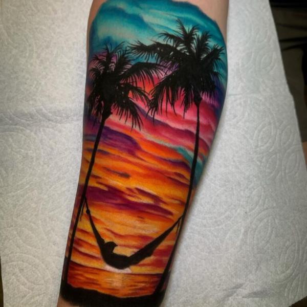 Palm Tree Tattoos: Symbolism and Style of a Tropical Icon