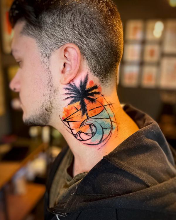 Palm Tree Tattoos: Symbolism and Style of a Tropical Icon